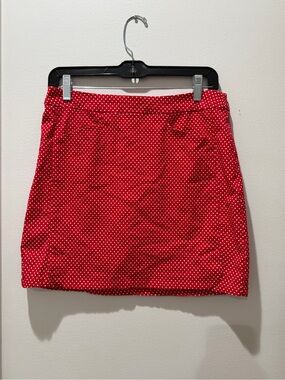 Red Polka Dot Mini Skort- Kate Park